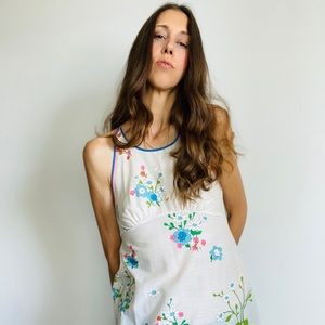 Vintage Cotton Maxi Dress